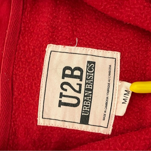 Red Zip-Up Hoodie - Picture 2 of 5